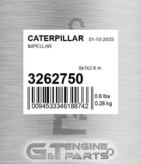 3262750 Impellar for CATERPILLAR