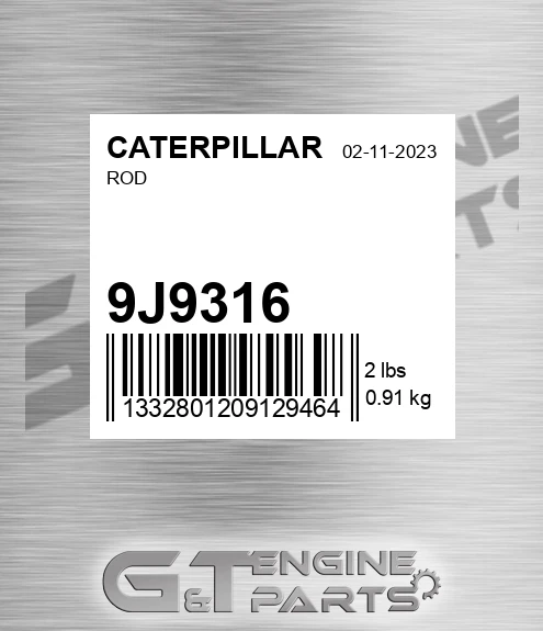 9J9316 Rod