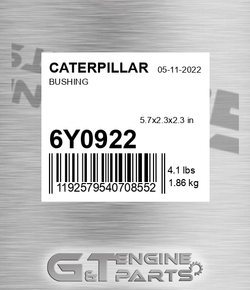 6Y0922 Bushing