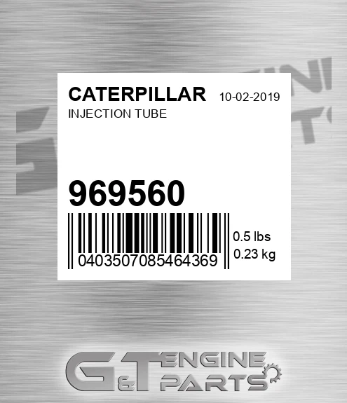 969560 CATERPILLAR Injection Tube