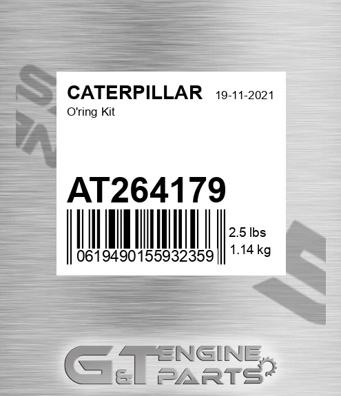 AT264179 O'ring Kit for CATERPILLAR