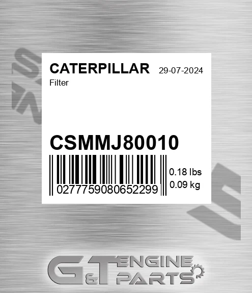 CSMMJ80010 Filter