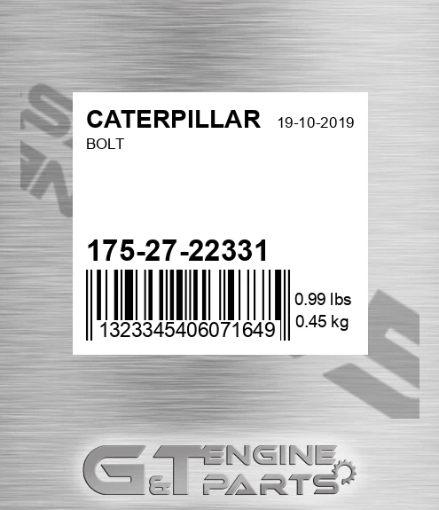 175-27-22331 Bolt