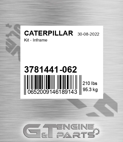 3781441-062 Kit - Inframe for CATERPILLAR