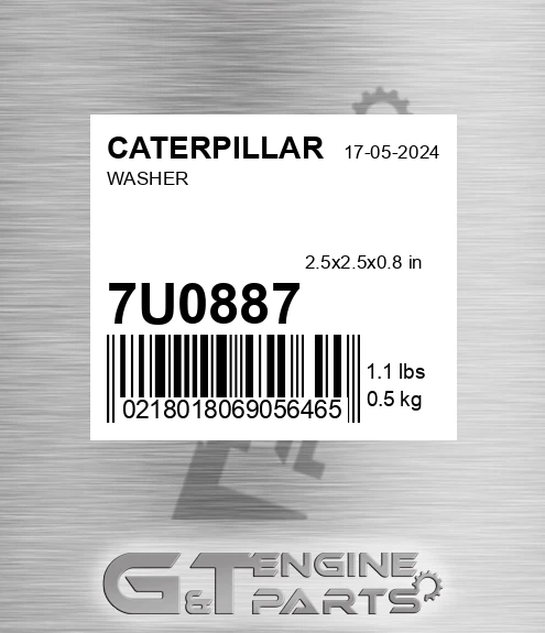 7U-0887 Washer for CATERPILLAR