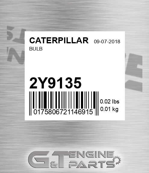 2Y-9135 Bulb for CATERPILLAR