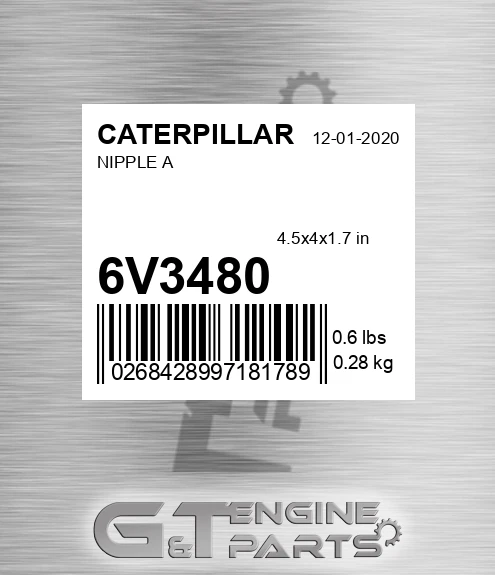 6V3480 Nipple A