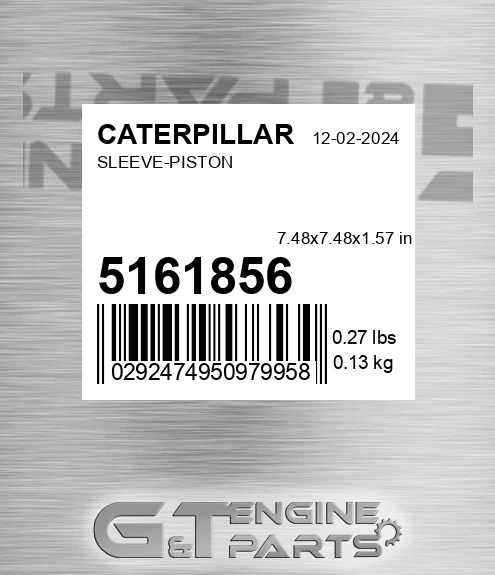 5161856 Sleeve-piston for CATERPILLAR