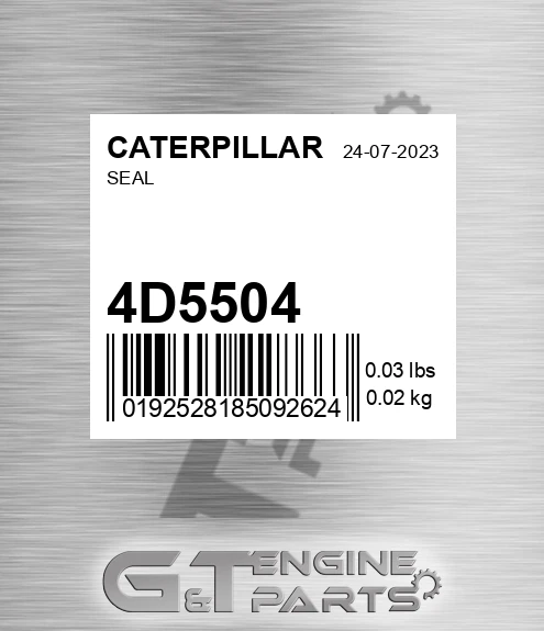 4D-5504 CATERPILLAR Seal