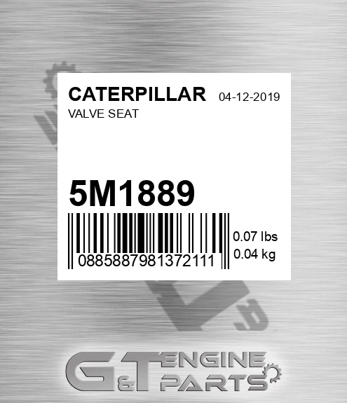 5M-1889 Valve Seat