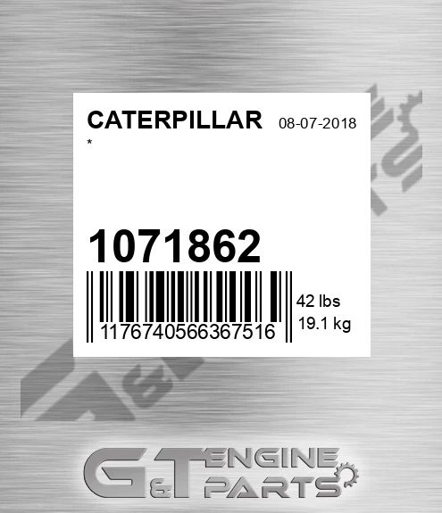 1071862 * for CATERPILLAR