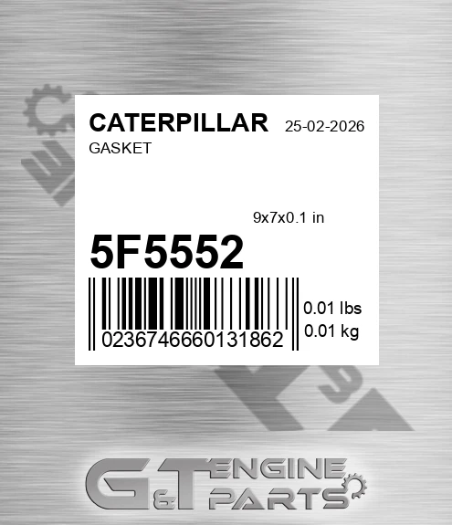 5F5552 Gasket for CATERPILLAR