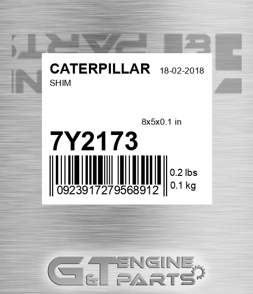 7Y2173 Shim