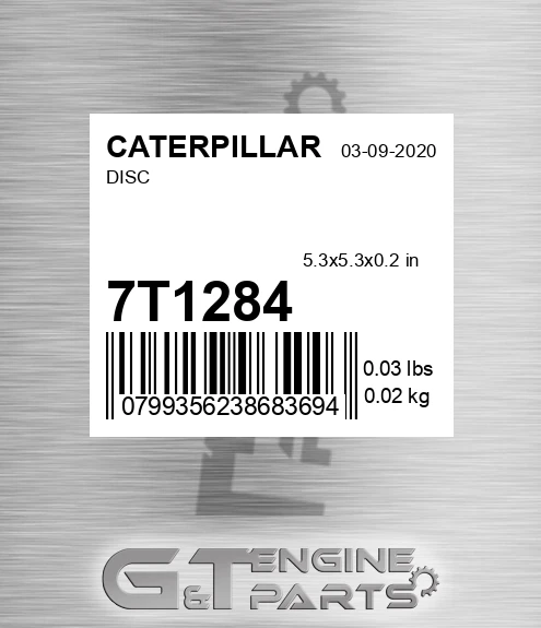 7T1284 Disc