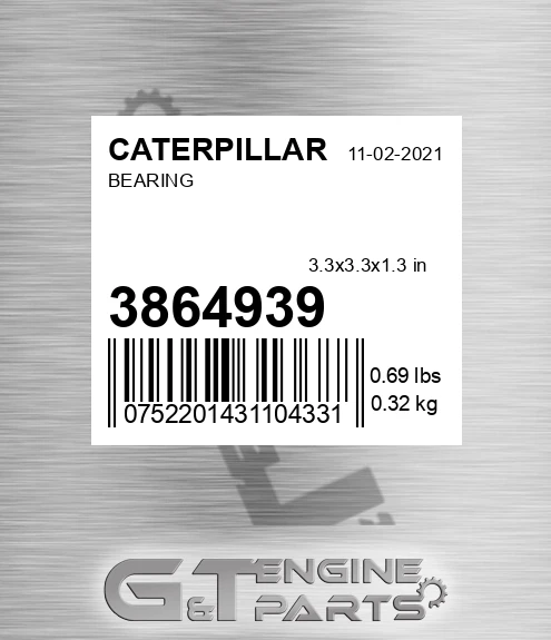 386-4939 Bearing for CATERPILLAR