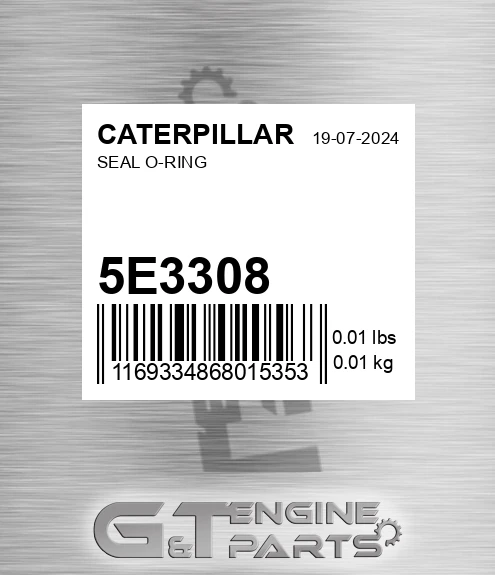 5E-3308 Seal O-ring for CATERPILLAR
