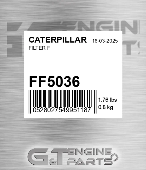 FF5036 CATERPILLAR Filter F