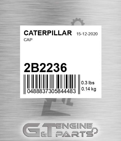 2B2236 Cap for CATERPILLAR