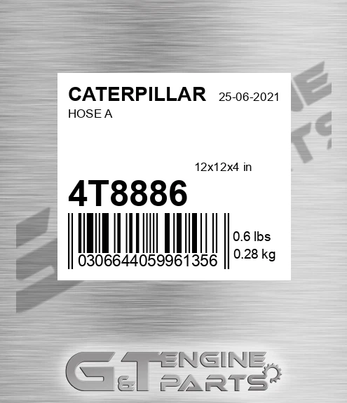 4T8886 Hose A for CATERPILLAR