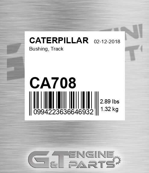 CA708 Bushing, Track