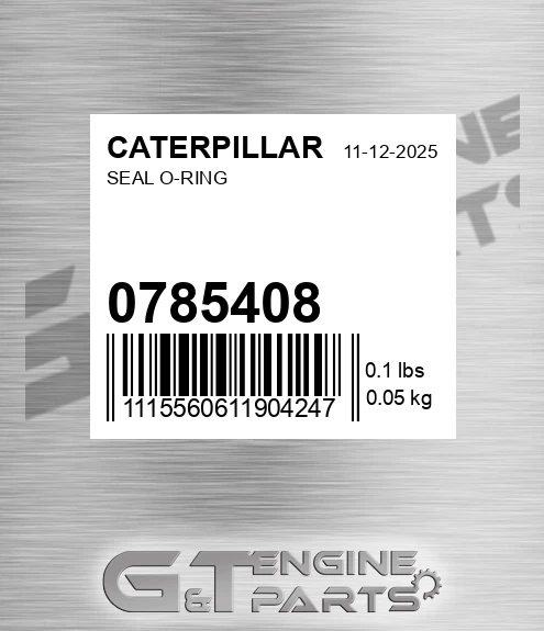 078-5408 Seal O-ring for CATERPILLAR