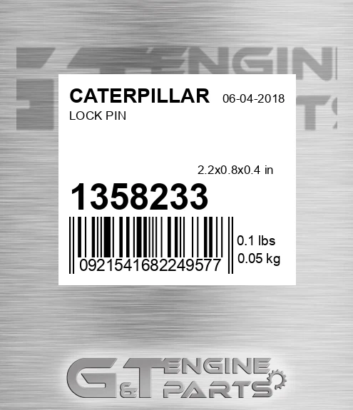 135-8233 Lock Pin for CATERPILLAR
