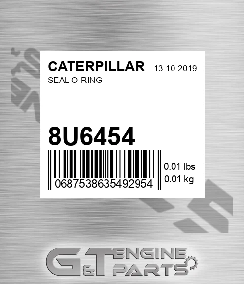 8U-6454 Seal O-ring for CATERPILLAR