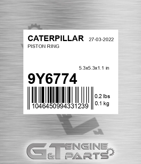 9Y-6774 Piston Ring for CATERPILLAR