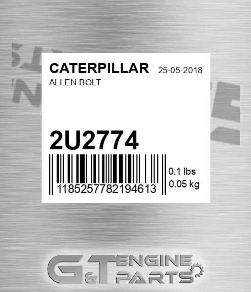 2U-2774 Allen Bolt for CATERPILLAR