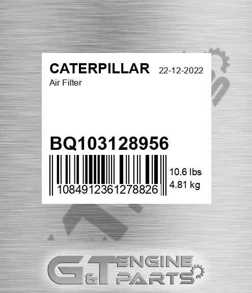 BQ103128956 Air Filter for CATERPILLAR