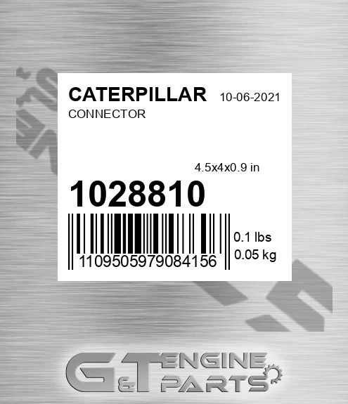 102-8810 Connector for CATERPILLAR