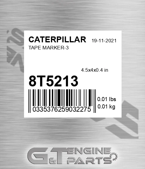 8T-5213 Tape Marker-3 for CATERPILLAR