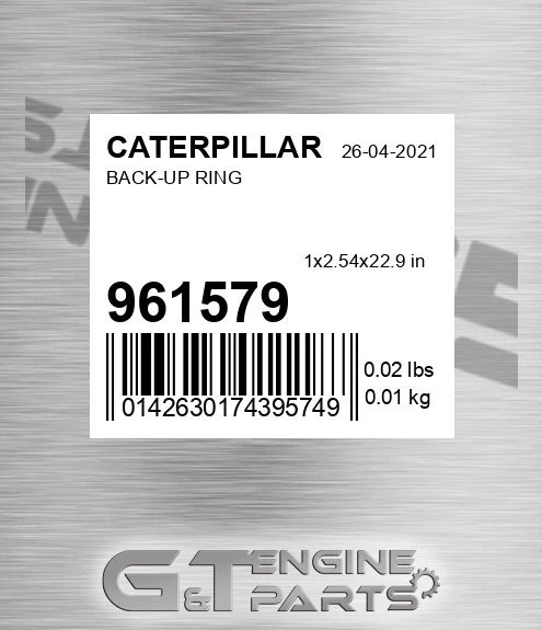 961579 CATERPILLAR Back-up Ring
