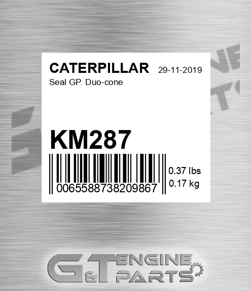 KM287 Seal Gp. Duo-cone