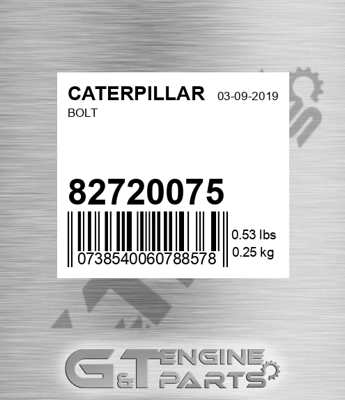 82720075 Bolt