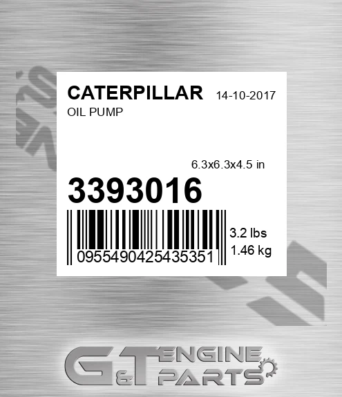 339-3016 Oil Pump
