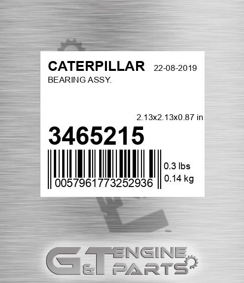 346-5215 Bearing Assy.