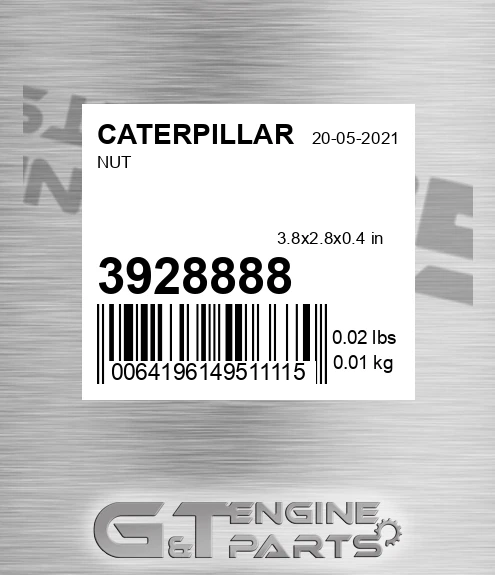 392-8888 Nut for CATERPILLAR