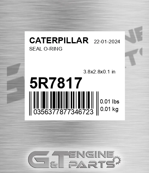 5R-7817 Seal O-ring for CATERPILLAR