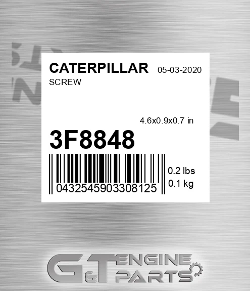 3F8848 Screw