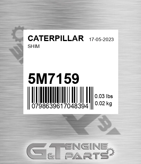 5M7159 Shim