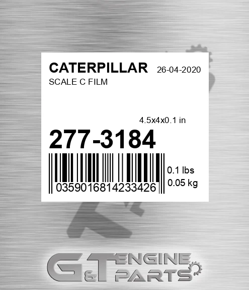2773184 Film for CATERPILLAR