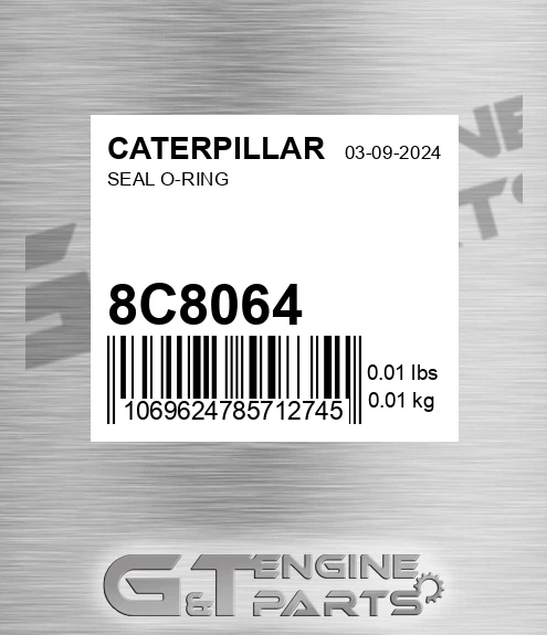 8C-8064 Seal O-ring for CATERPILLAR