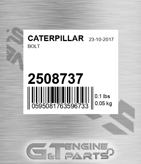 250-8737 Bolt for CATERPILLAR
