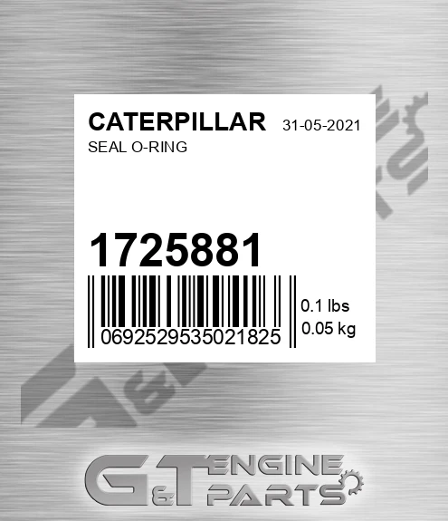 172-5881 Seal O-ring for CATERPILLAR