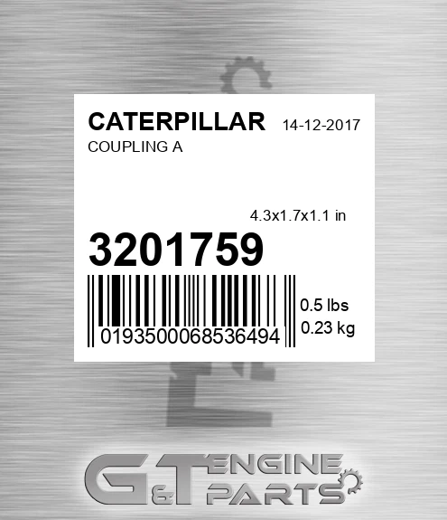 3201759 CATERPILLAR Coupling A