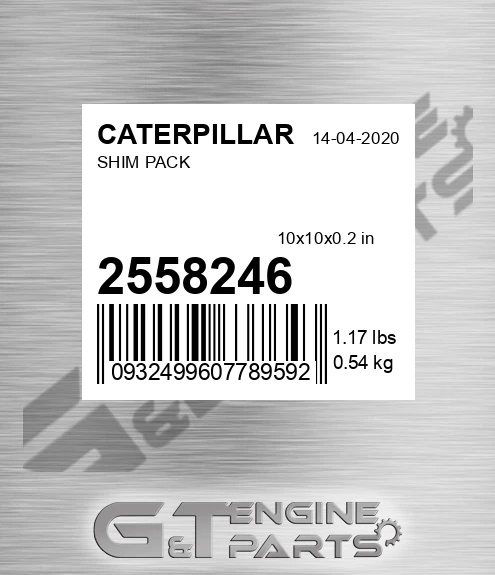 255-8246 Shim Pack for CATERPILLAR
