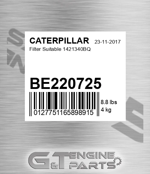 BE220725 Filter Suitable 1421340bq