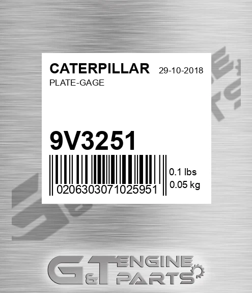 9V3251 Plate-gage
