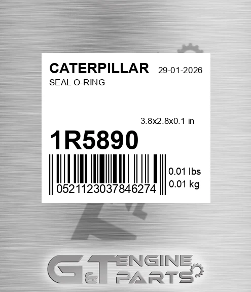 1R-5890 Seal O-ring for CATERPILLAR